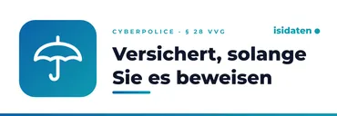 Versichert, solange Sie es beweisen