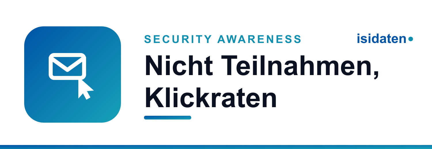 Awareness misst man nicht in Teilnahmen