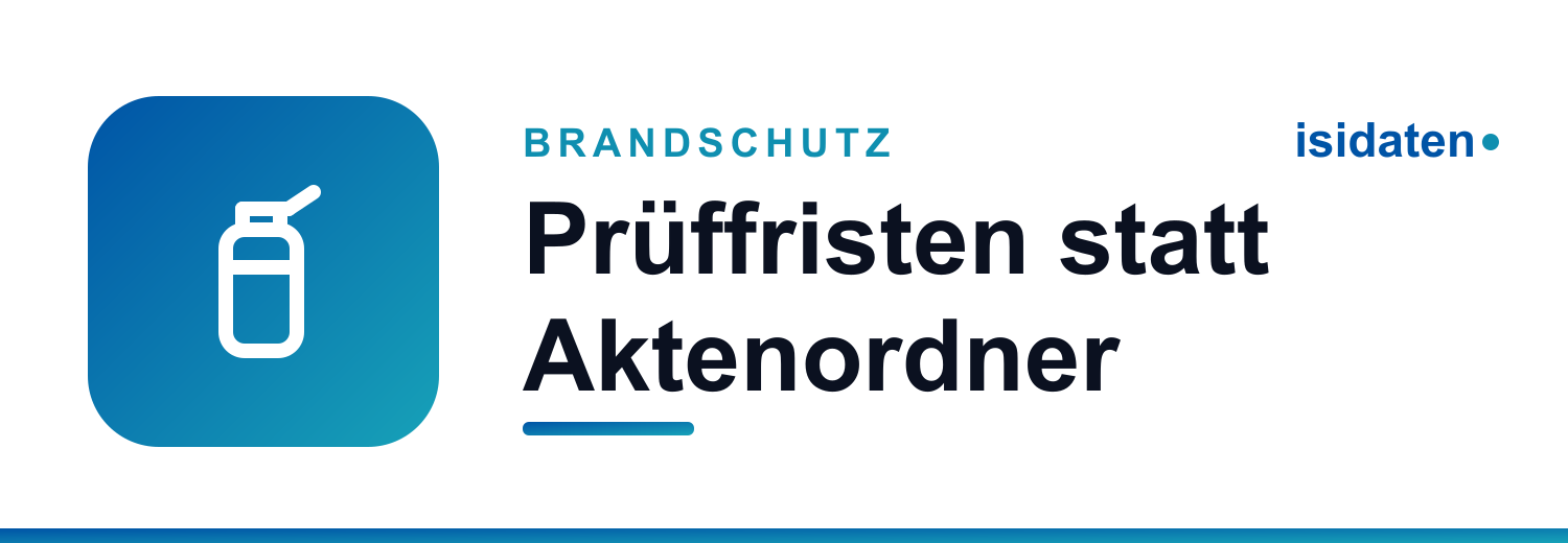 Der Ordner neben dem Feuerlöscher