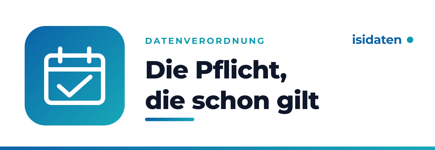 Die Pflicht, die schon gilt