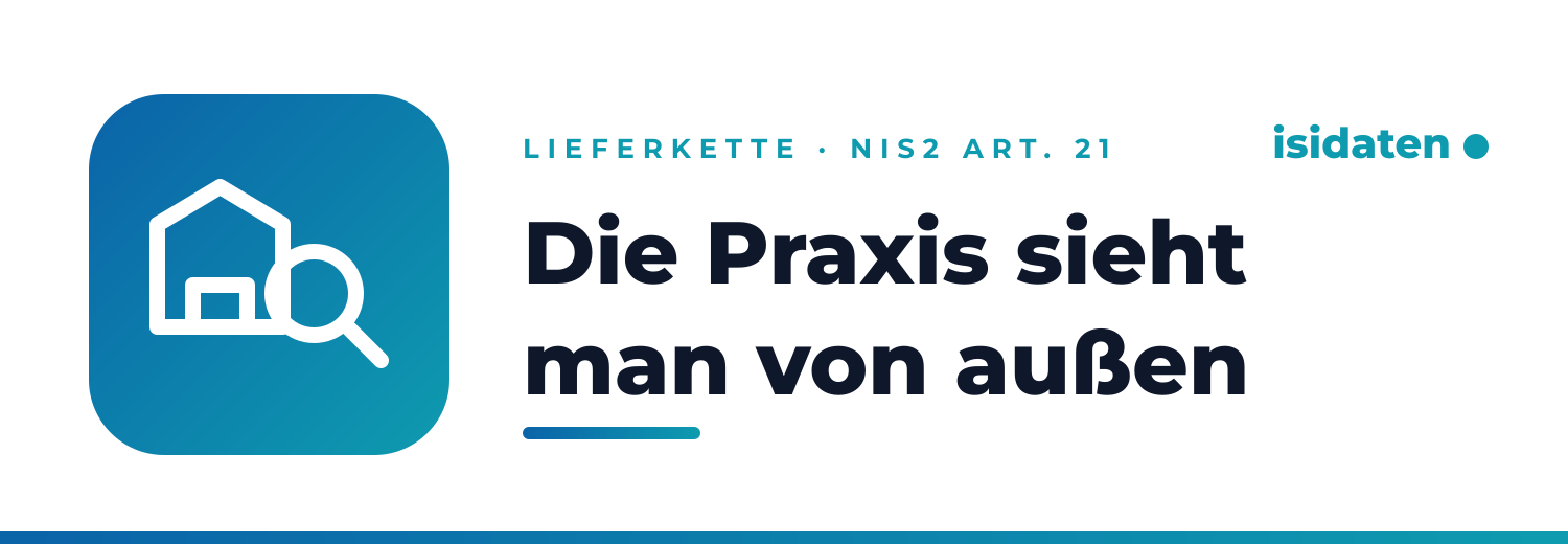 Die Praxis sieht man von außen