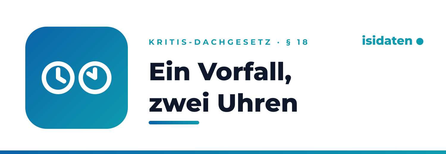 Ein Vorfall, zwei Uhren