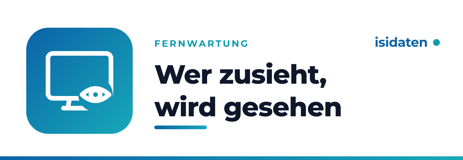 Wer zusieht, wird gesehen