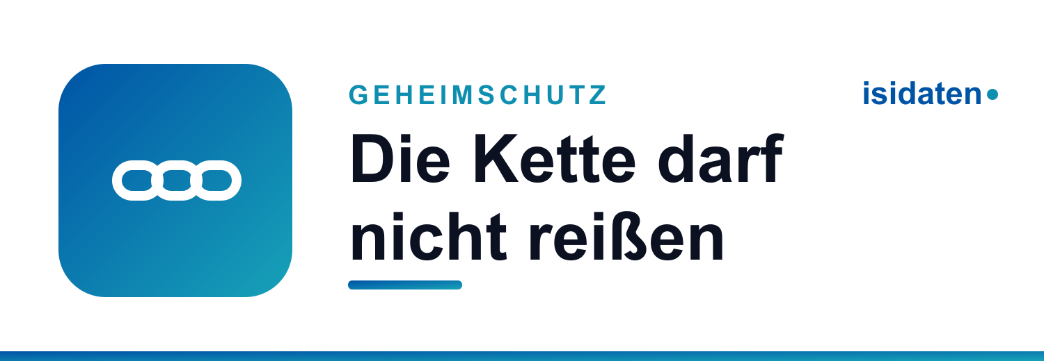 Die Kette, die nicht reißen darf