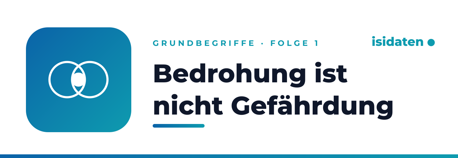 Bedrohung ist nicht Gefährdung