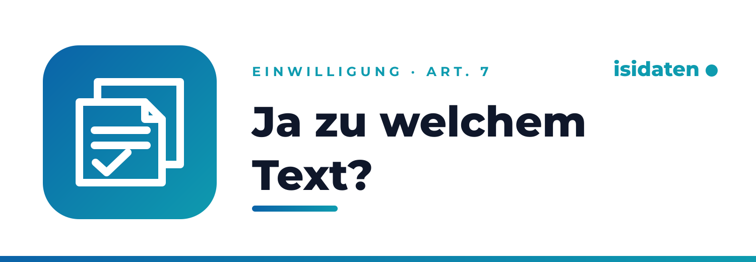 Yes to which text?