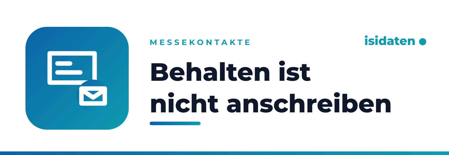 Behalten ist nicht anschreiben
