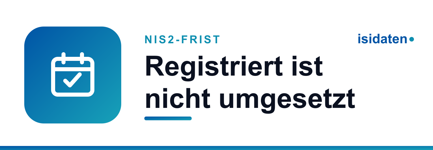 Registriert ist nicht umgesetzt