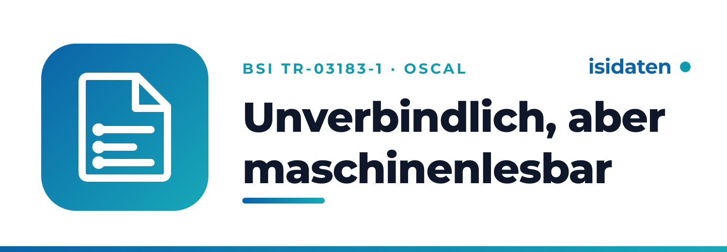 Unverbindlich, aber maschinenlesbar